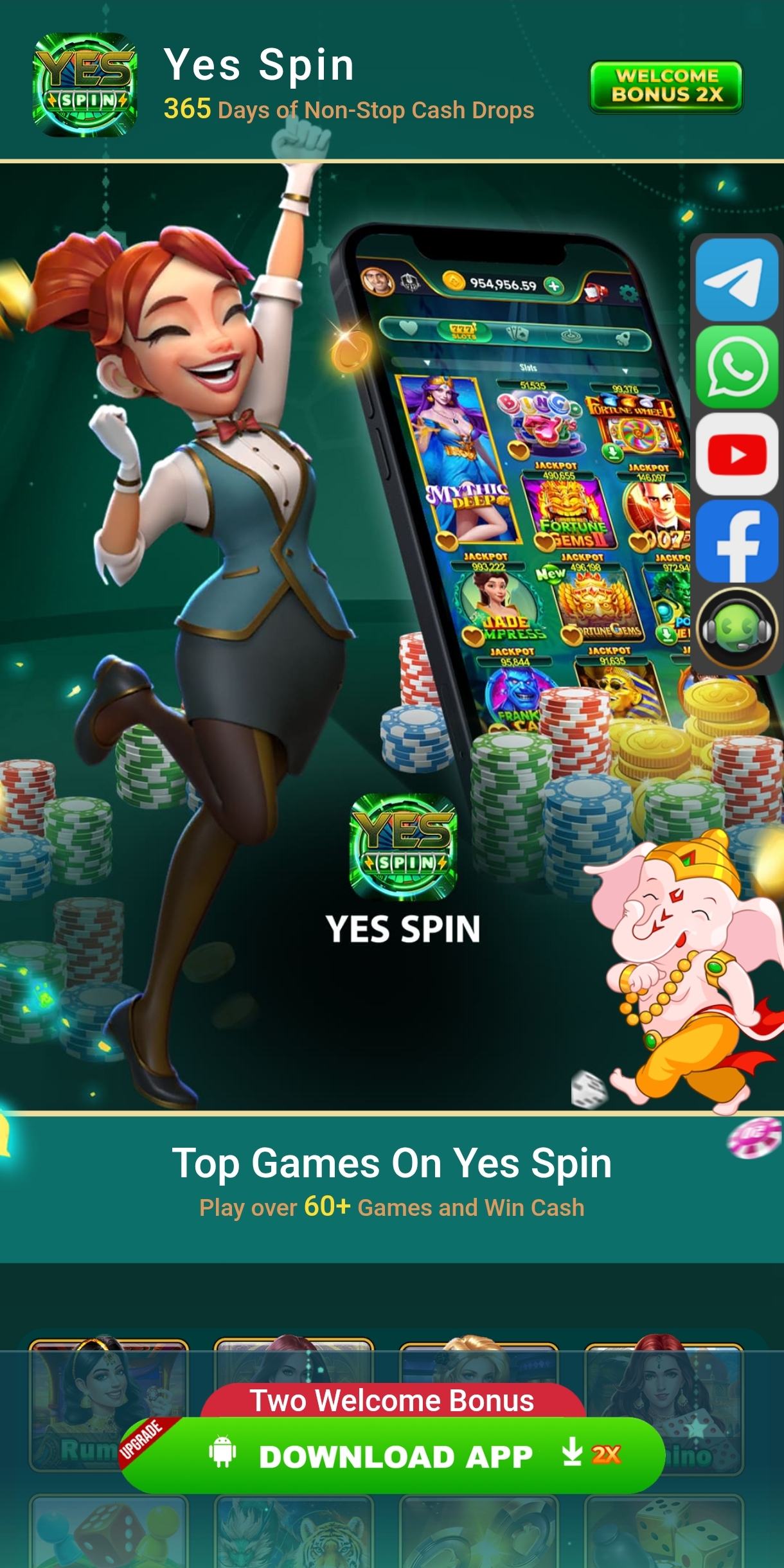 Yes spin 